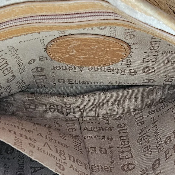 Etienne Aigner Signature Pattern Purse - Picture 6 of 8